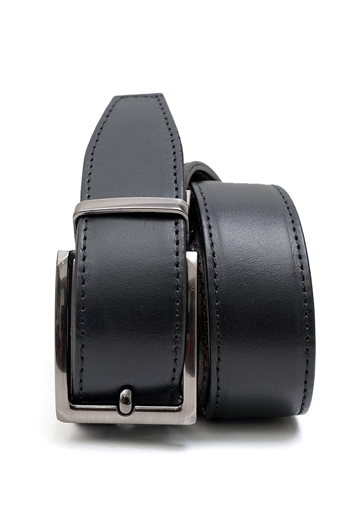 THE IMPERIAL REVERSIBLE BELT-BLACK & BROWN