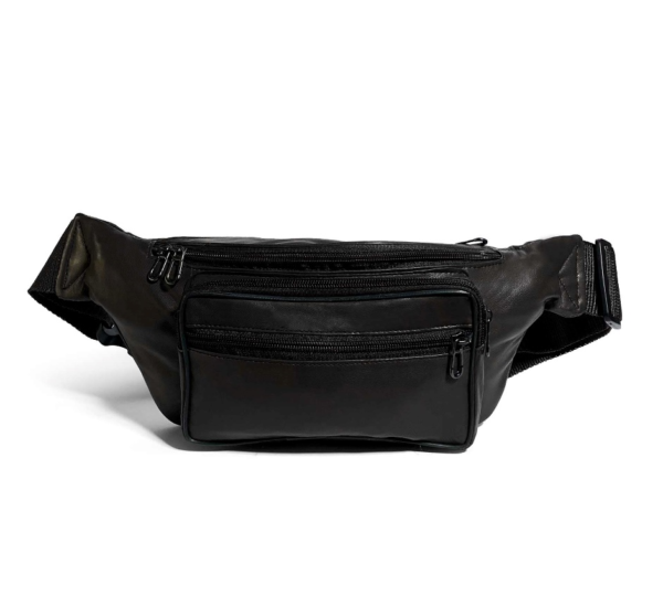 UNISEX LEATHER CROSSBODY FANNY PACK